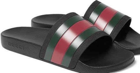 gucci silver slides|fake Gucci slides.